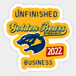 Golden Bears - Unfinished Business Sticker